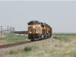 Westbound empty ballast train